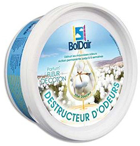 Pot 300g Gel destructeur d'odeurs fleur de coton