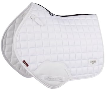 LeMieux ProSport Close Contact Square (D-Ring) - White, Medium