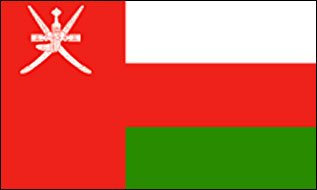 Outdoor - Hissflagge Oman 90 * 150 cm Flagge