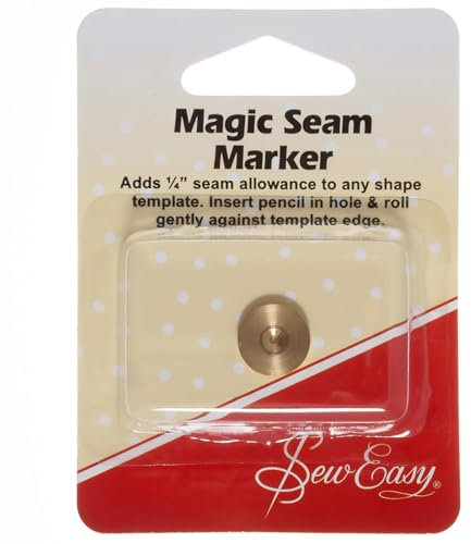 Sew Easy Magischer Nahtmarker, 6 mm Abstand zum Nähen, Quilten, Schneidern, Basteln, Schneidern, Sticken