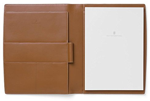 Graf von Faber-Castell 118926 - Klemmbrett DIN A4 braun genarbt