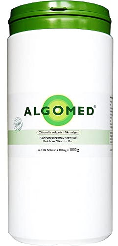 Algomed ® Chlorella Tabletten aus Deutschland - ca. 3334 Premium Chlorella Presslinge - 100% rein, ohne Zusätze - laborgeprüft, kontrolliert & vegan - (1 x 1 kg)