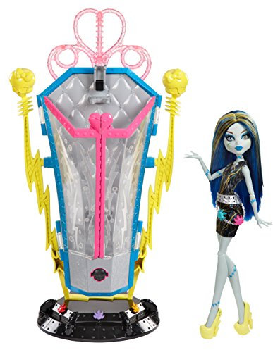 Monster High Mattel BJR46 Frankie und Ladestation, inklusive Puppe