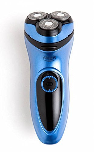Adler AD 2910 Herrenrasierer 3 Scherköpfe blau/schwarz