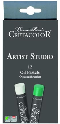 Cretacolor Studio Ölpastell Kreiden, 12er Etui