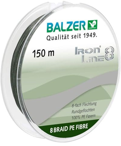 Balzer Iron Line 8 150 m Spule grün 0,14 mm/ 10,7 kg