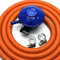 CALOR GAS Brand Butane 21Mm Gas Regulator 1Mt Hose & 2 Clips 5 Year Warranty