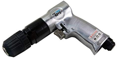 US PRO 3/8 KEYLESS REVERSIBLE AIR DRILL CHUCKLESS 8213