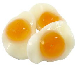 Kingsway Discount Retro Sweets - Fried Eggs - Ideal Wedding / Party Bag1kg