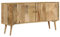 vidaXL Massivholz Sideboard Anrichte Kommode Flur Schrank Wohnzimmermöbel Holzschrank Mangoholz 110x30x60cm