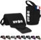 Roar® Handgelenk Bandagen handgelenkbandage für Fitness, Handgelenkstütze, Bodybuilding, Kraftsport & Crossfit (Schwarz)