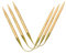 Addi GS56120306 Strumpfstricknadeln CraSyTrio Bamboo Long, Bambus,Beige