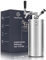 Gancowise Mini-Fass-Growler, Druckspendersystem mit selbstschließendem Design, hält Kohlensäure und frisch für selbstgebrautes Bier und Fassbier
