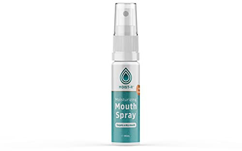 Moist-R Feuchtigkeitsspendendes Mundspray – Entlastung des trockenen Mundes – Speichelfluss – frischer Atem – mit Xylit und natürlichem Spearminz-Aroma | 30 ml