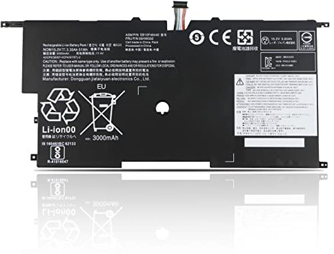 K KYUER 51Wh 00HW002 00HW003 Laptop Batteria per Lenovo ThinkPad X1 Carbon G2 G3 2nd 3rd Gen 2 3 (2014/2015) Series SB10F46440 SB10F46441 45N1700 45N1701 45N1702 45N1703 Type 20BS 20BT 20A7 20A8