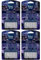 Perfect Scents Plug In Refill Air Freshener - Compatible with 3volution Long Lasting Fragrance + FabFinds Oil Burner(1 Pack= 3X20ml) (Peaceful Night, 4 Pack)
