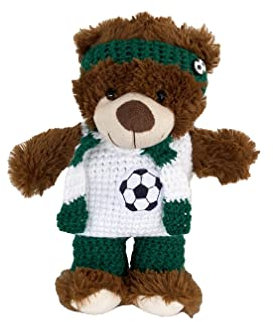 Fußball Kleidung für Teddybär 30 cm für Fußballfans