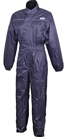 NORMAN Grey Waterproof Coverall Overall Boiler Suit Workwear Boilersuit Men's Rain Suit (L)