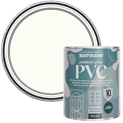 Rust-Oleum White uPVC Door and Window Paint In Gloss Finish - Antique White 750ml