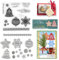 ZEFAN Stempel und Stanzen Set, Silikonstempel Weihnachten und Stanzschablonen, Stempel und Stanzen Set Neu für Scrapbooking, Grußkarten, Geschenkkarton-Dekoration (A)