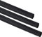 UKCABLE-TIES Black Cord Protector Wire Loom Tubing Cable Sleeve Non Split Sleeving for USB Cable Power Cord Audio Video Cable Protect Cat from Chewing Cords (1/4 - 10ft)