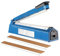 Heat Sealer Impulse Sealing Machine, Plastic Bag Sealer with 2 Spare Heating Wires and Teflon Strips, 300mm Seal Length 2mm Seal Width