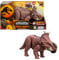 Mattel Jurassic World: Chaos Theory Netflix - Wild Roar Pachyrhinosaurus Dinosaur Figure with Continuing Head Strike & Roar Sound, Posable Toy & Digital Play, Ages 4 Years & Up, HTK72