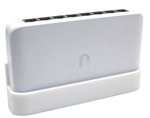 Wandhalterung für Ubiquiti UniFi USW-Lite-8-POE - Halterung für Wand- & Möbelmontage (Weiß)
