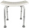OHMG Siège de Douche,Tabouret de Douche,Réglable en Hauteur,Chaise de Douche,Aluminium,Rectangulaire,Siège de Bain,Chaise Salle de Bain Ergonomique,Personnes âgées et handicapées