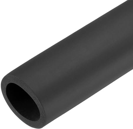 sourcing map 2pcs Pipe Insulation Foam Tube Lagging Insulation Pipe 30mm(1 3/16) ID 35mm OD 20 Heat Preservation for Handle Grip Support,Black