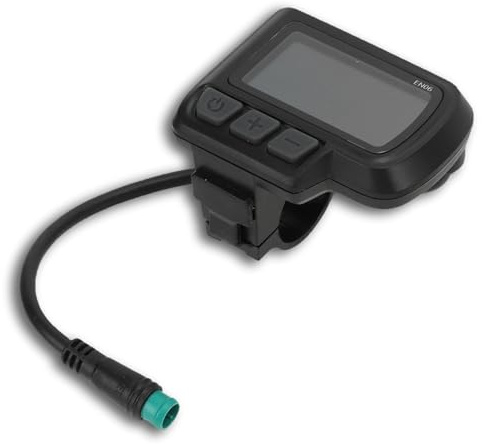 EN06 LCD Display Anzeige für Elektrofahrräder, wasserfester Anschluss mit USB Schnittstelle und Geschwindigkeitsanzeige für E-Bikes, Mountainbikes und Scooter