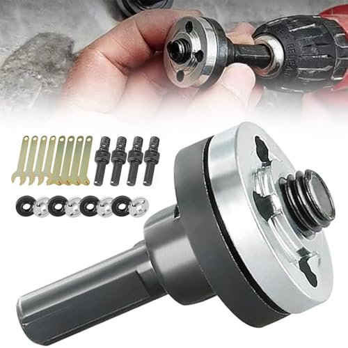 Multifunctional Adjustable Rotary Driver Shaft Accessories Electric Drill Angle Grinder Connecting Rod Set, Drill Angle Grinder Adapter (4 Set)