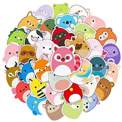 50PCS Cartoons Stickers for Laptop Water Bottle Luggage Snowboard Bicycle Skateboard Decal for Kids Teens Adult Stickers