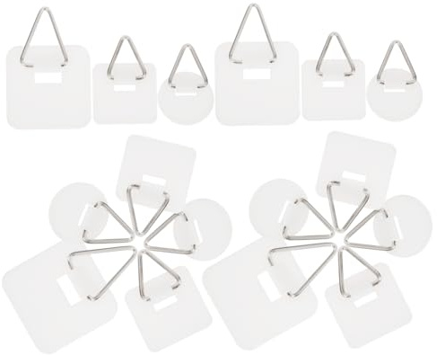 Angoily No More Nails Picture Hooks Adhesive Wall Hooks Non-Trace for Wall Art Coats Photos Easy Install