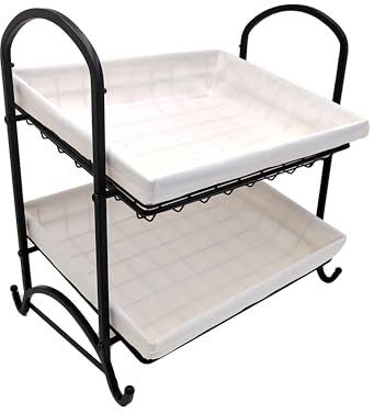 Lihou PapaQ Stapelbares Regal für Süßigkeiten, vielseitiger Snack-Organizer, multifunktionales Snackregal und Regal für Chips, perfekte Display-Lösung für Geschäfte (modern)