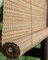 Retro Bambus Rollo Jalousine Bambusrollo,50-140cm Breit Outdoor Vorhänge Wetterfest Bambusrollo Aussenbereich für Terrasse Balkon Fenster Sonnenschutz
