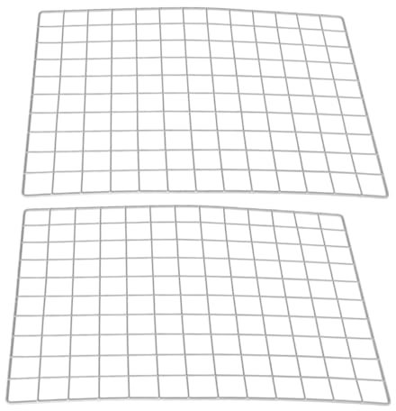 TOPPERFUN 2piezas Paneles Rejilla Metálica Para Pared Grande Malla De Alambre Multiusos Para Colgar Cuadros y Fotos Jardín De Infancia Organizador Vertical Decorativo Para Hogar y Supermerca