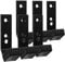 ARTSEWPLY 6Pcs Wall Mounted Barbell Holder Durable Barbell Rack for Bumper Plate Storage Space Saving Hanger for Home Gym Easy Installation and Lightweight Design