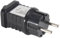 Kueohse 1 alimentatore trasformatore da 24 V, nero, adatto per Natale, Halloween, dispositivi LED, decorazioni, spina europea