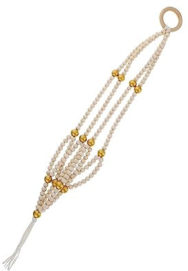 Toddmomy Support de Plante Macramé avec Accroche Murale pour Pot de Fleurs Décoration Intérieure Chic et Pratique