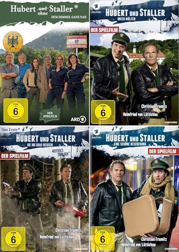 Hubert und/ohne Staller - 4 Spielfilme (Die ins Gras beissen + Unter Wölfen + Eine schöne Bescherung + Dem Himmel ganz nah) im Set (Deutsche Originalware) [4-DVD]