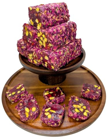 Turkish Delight (Türkischer Honig) Lokum mit Granatapfel, Pistazien & Rosenblättern – 100 g / 250 g / 500 g / 1 kg (250g)