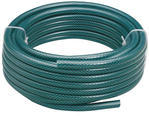 Draper 56311 - Manguera de riego (15 m, orificio de 12 mm), color verde