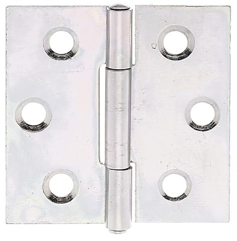 Alberts 345976 Scharnier | quadratisch | galvanisch gelb verzinkt | 38 x 38 mm