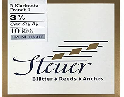Steuer Blatt BB-Klarinette Solo White Line 3.5 französischer Schnitt 10er-Packung