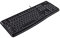 Logitech K120 Kabelgebundene Business Tastatur für Windows und Linux, USB-Anschluss, Leises Tippen, Robust, Spritzwassergeschützt, Tastaturaufsteller, Skandinavisches QWERTY-Layout - Schwarz