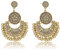 AILUOR Bohème Ethnischer Kronleuchter Quaste Hoop Ohrringe, Vintage Style Fransen Blumen Quasten baumeln Ohrringe für Frauen Lotus Mexiko Zigeuner Tropfen baumeln Ohrring für Frauen Schmuck (Bronze)