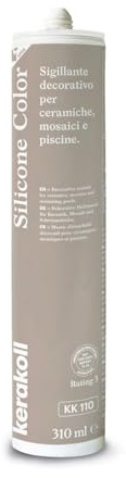 Kerakoll Silicone COLOR KK110 mastic décoratif carreaux céramiques mosaïques et piscines 310 ML