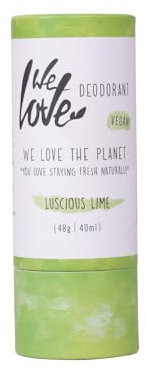We Love The Planet Natural deodorant stick - Luscious Lime 48g