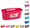 plastific Kitchen over Cabinet Drawer Door Basket Hanging Attach a Trash Waste Bin Box Waste Bin Can Trash Barrel Storage Container (Fuchsia, 31 x 17.5 x 13 cm)